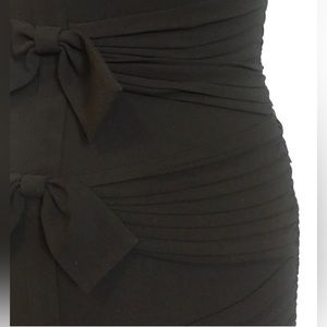 BCBG MAXAZRIA Bow Mini Dress